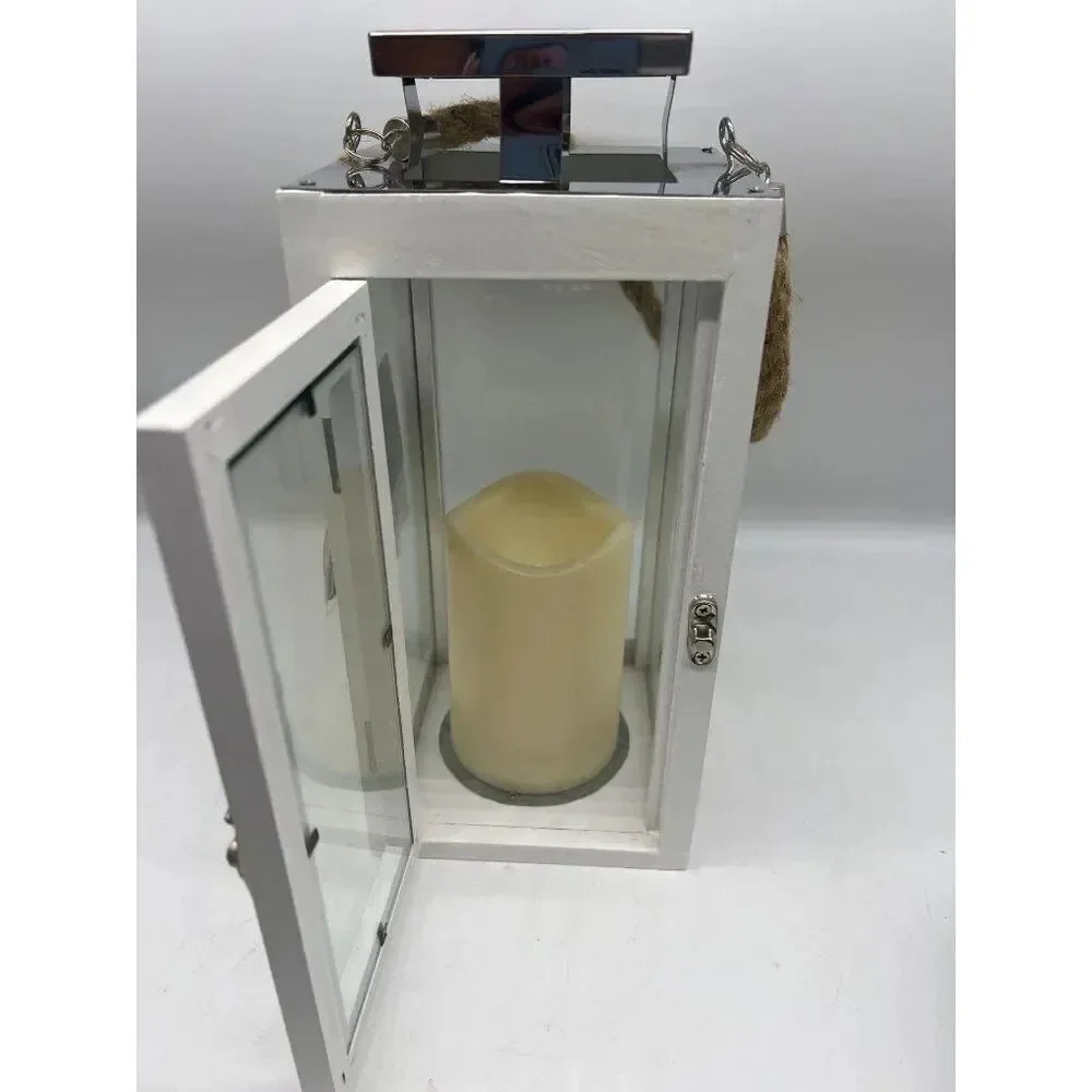 Mission Galley Flameless Warm White LED Candle Lantern